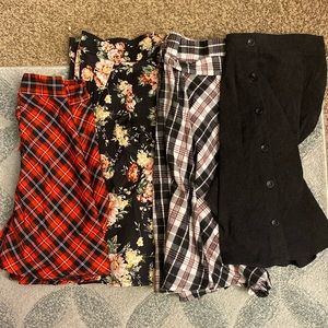 4 Zip Up Skirt Bundle - Never Been Worn